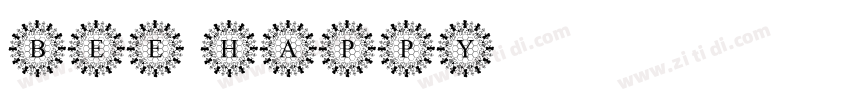 Bee Happy字体转换